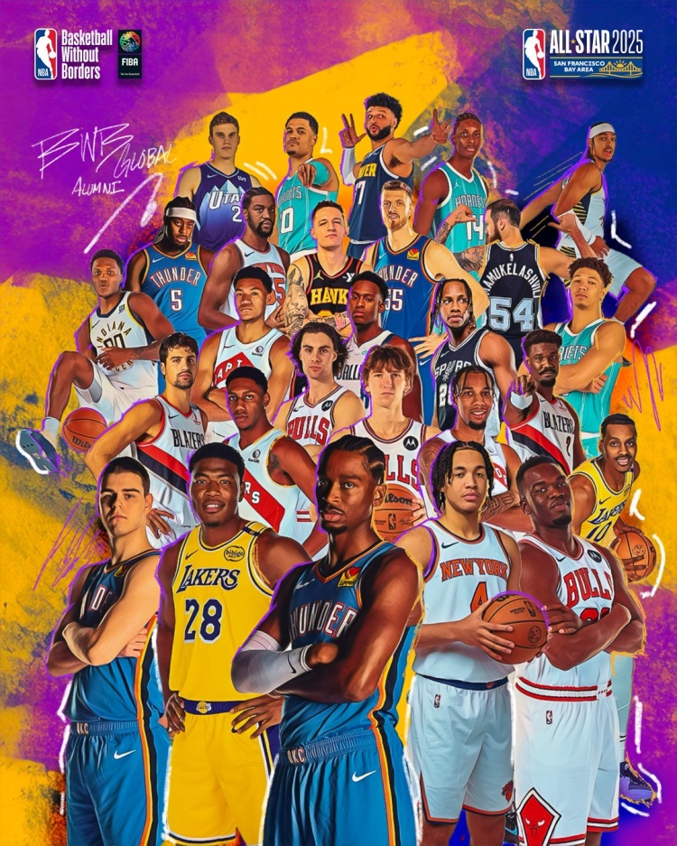  NBA官方：第9屆籃球無(wú)疆全球訓練營(yíng)將在舊金山全明星期間進(jìn)行