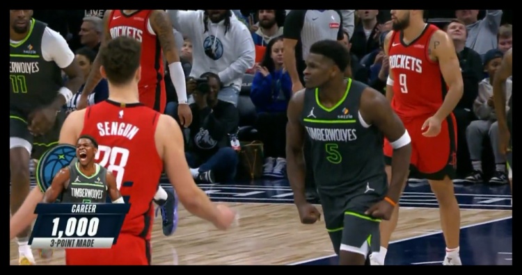  23歲186天！愛(ài)德華茲成NBA歷史上最年輕投進(jìn)1000記三分球員