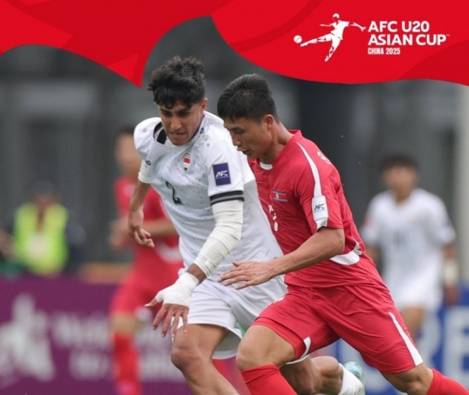  U20亞洲杯-上屆亞軍伊拉克1-1戰平朝鮮，后者控球率僅34%