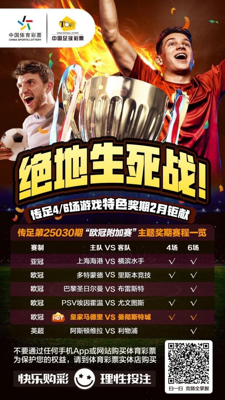  絕地生死戰！傳足特色獎期第25030期聚焦歐冠附加賽