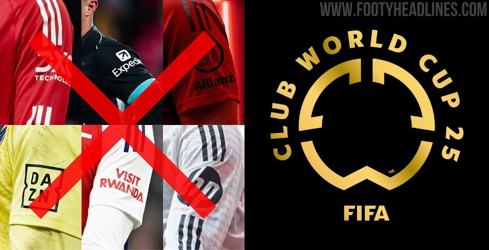  FIFA不允許世俱杯球隊有袖標贊助，需貼上世俱杯徽標