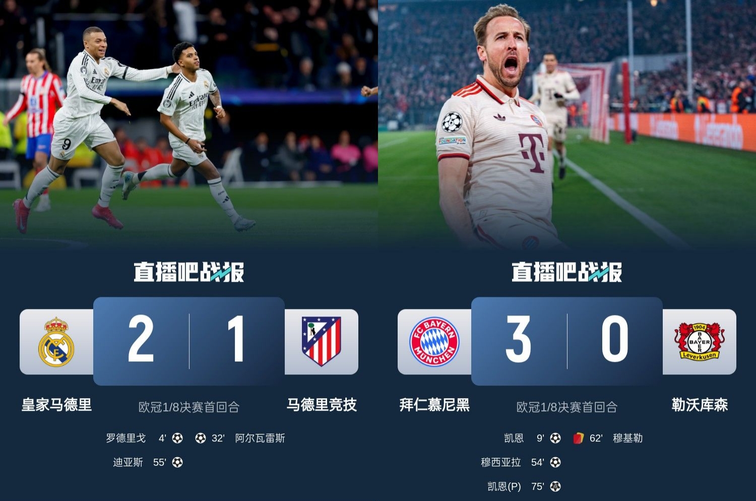  馬競藥廠(chǎng)罵罵咧咧！歐冠附加賽晉級的8隊僅2隊贏(yíng)球：皇馬&拜仁！