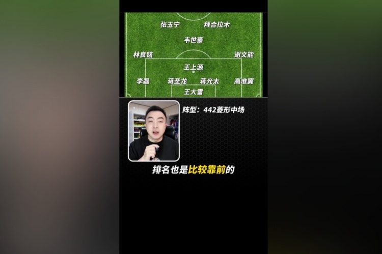  袁甲預測國足首發(fā)：可能塞爾吉尼奧要替補，首發(fā)是韋世豪