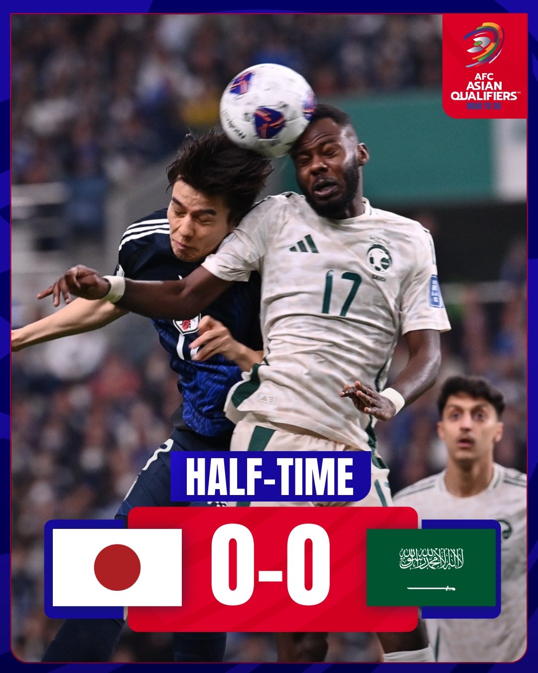  半場(chǎng)-前田大然兩失單刀+中框沙特僅一腳打門(mén) 日本暫0-0沙特