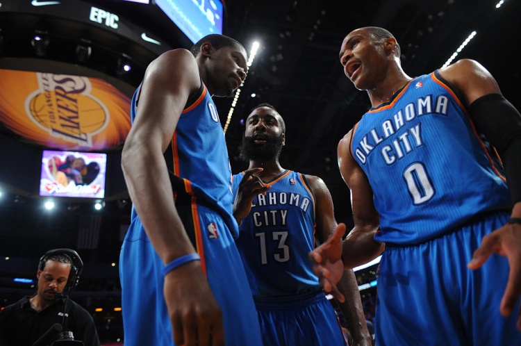  雷霆三少得分全部進(jìn)入歷史前20！他們是NBA歷史最大的如果嗎？